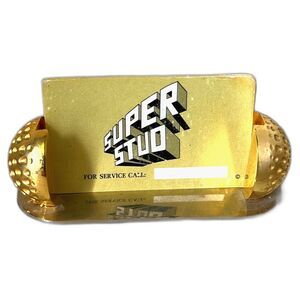 Brass Golf Ball Business Card Holder for Men or Women Golfing Gift Present